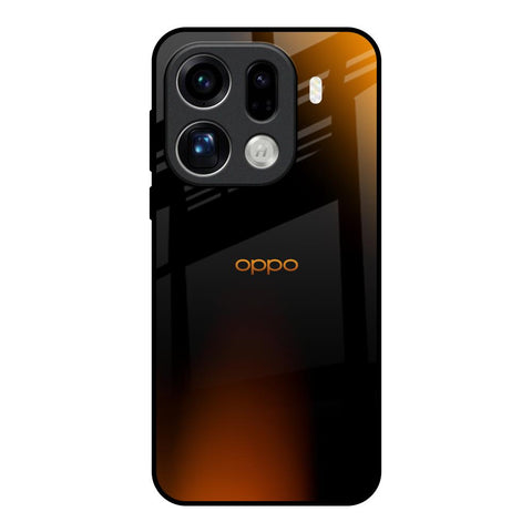 Orange Black Fusion Oppo Find X9 Pro 5G Glass Back Cover Online