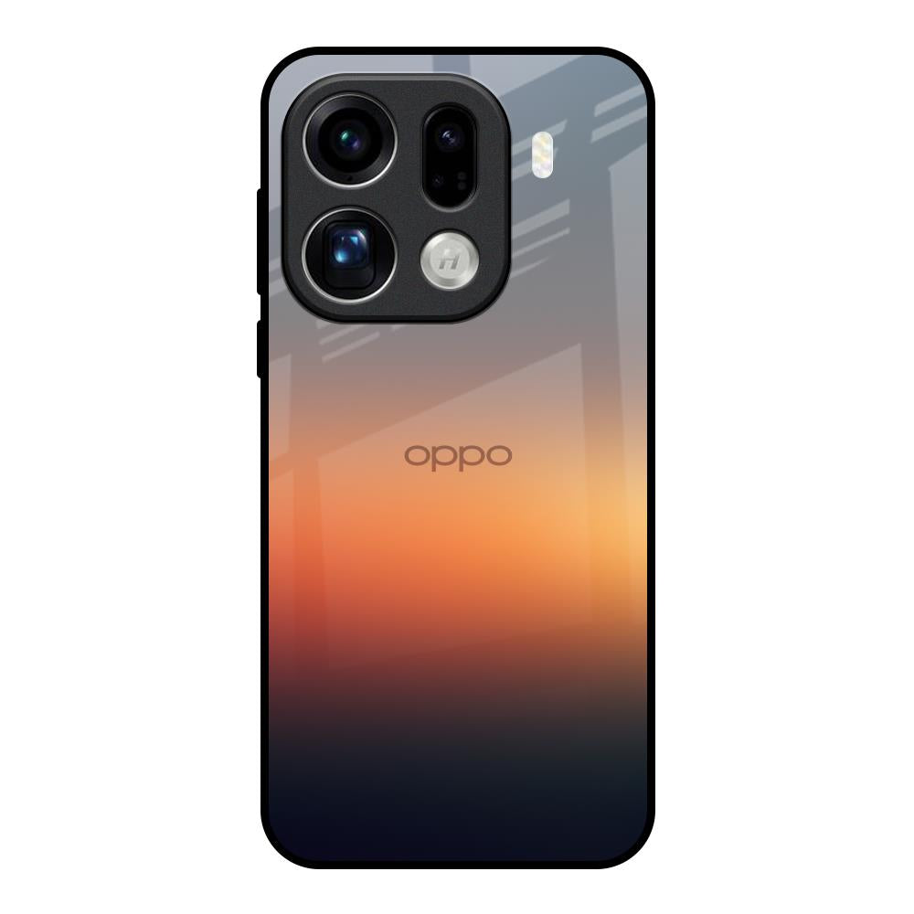Aesthetic Orange Oppo Find X9 Pro 5G Glass Back Cover Online