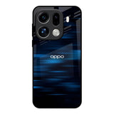 Blue Rough Abstract Oppo Find X9 Pro 5G Glass Back Cover Online