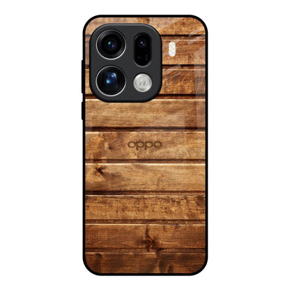 Wooden Planks Oppo Find X9 Pro 5G Glass Back Cover Online