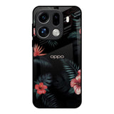 Tropical Art Flower Oppo Find X9 Pro 5G Glass Back Cover Online