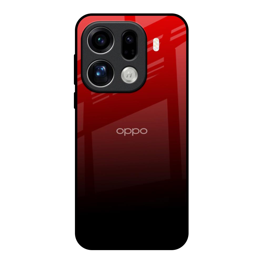 Maroon Faded Oppo Find X9 Pro 5G Glass Back Cover Online
