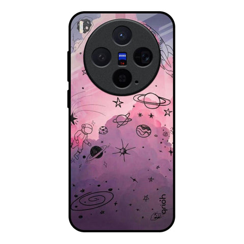 Space Doodles Vivo X300 5G Glass Back Cover Online