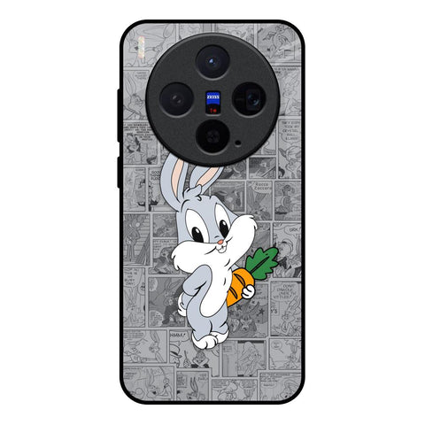 Cute Baby Bunny Vivo X300 5G Glass Back Cover Online