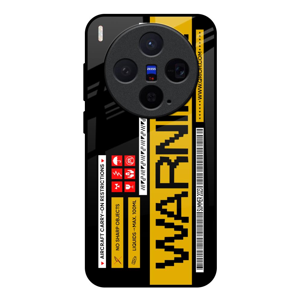 Aircraft Warning Vivo X300 5G Glass Back Cover Online