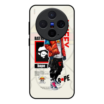 Bape Luffy Vivo X300 5G Glass Back Cover Online