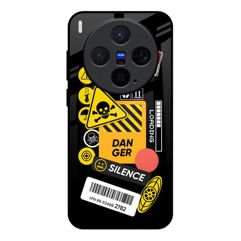 Danger Signs Vivo X300 5G Glass Back Cover Online