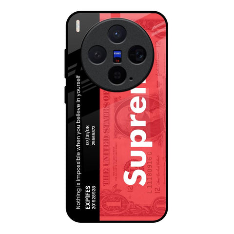 Supreme Ticket Vivo X300 5G Glass Back Cover Online