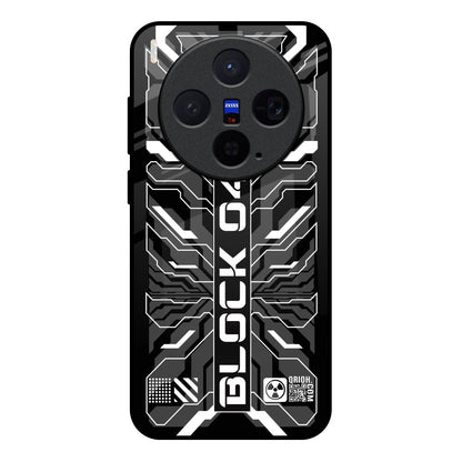 Monochrome Magic Vivo X300 5G Glass Back Cover Online