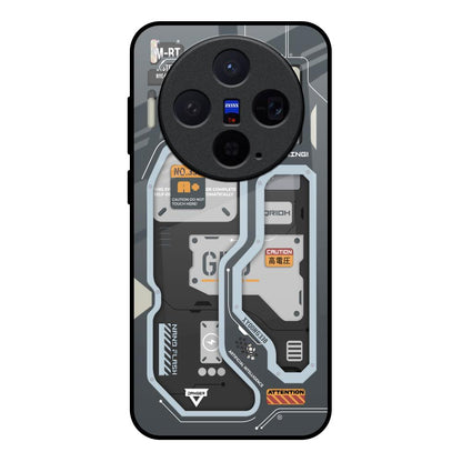 Retro Futuristic Vivo X300 5G Glass Back Cover Online