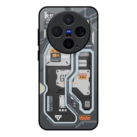 Retro Futuristic Vivo X300 5G Glass Back Cover Online