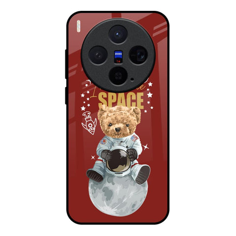 Astronaut Bear Vivo X300 5G Glass Back Cover Online