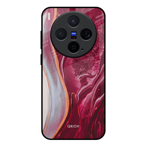 Crimson Ruby Vivo X300 5G Glass Back Cover Online