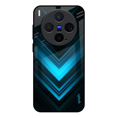 Vertical Blue Arrow Vivo X300 5G Glass Back Cover Online