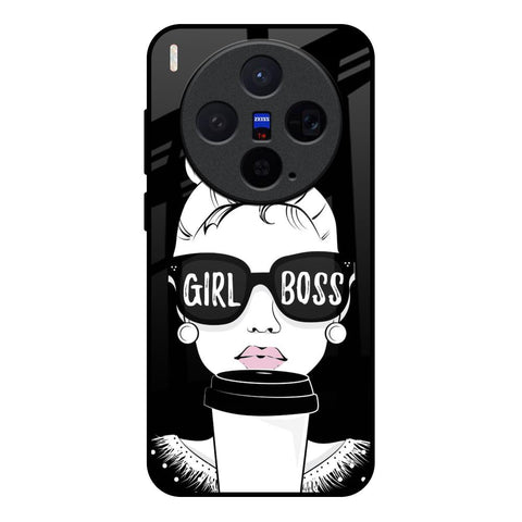 Girl Boss Vivo X300 5G Glass Back Cover Online