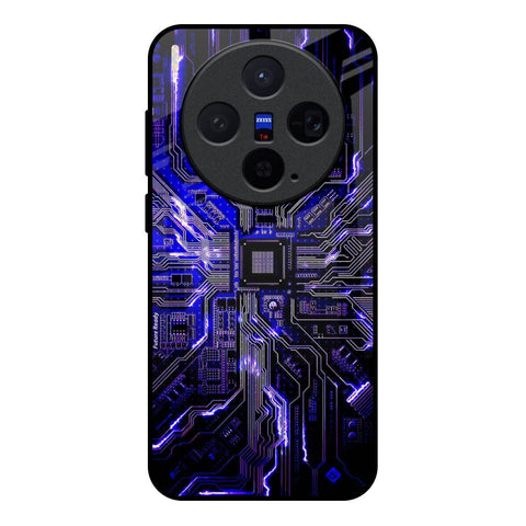 Techno Color Pattern Vivo X300 5G Glass Back Cover Online