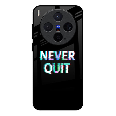 Never Quit Vivo X300 5G Glass Back Cover Online