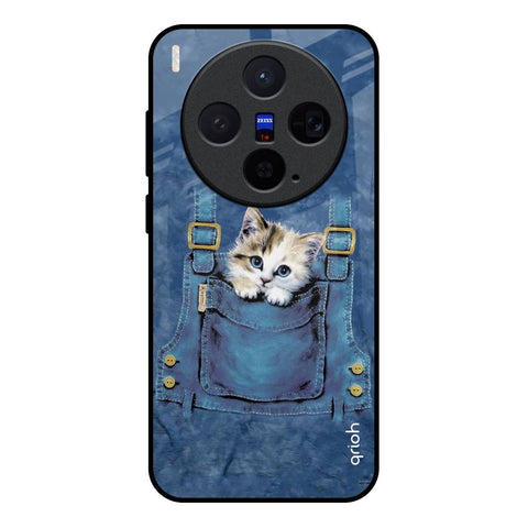 Kitty In Pocket Vivo X300 5G Glass Back Cover Online