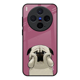 Funny Pug Face Vivo X300 5G Glass Back Cover Online