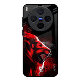 Red Angry Lion Vivo X300 5G Glass Back Cover Online