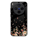 Floating Floral Print Vivo X300 5G Glass Back Cover Online