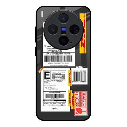Cool Barcode Label Vivo X300 5G Glass Back Cover Online