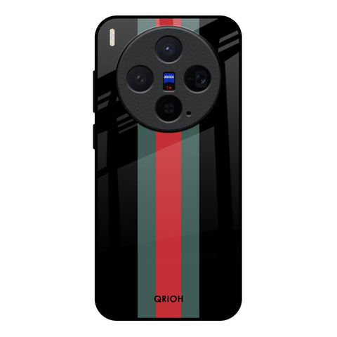 Vertical Stripes Vivo X300 5G Glass Back Cover Online
