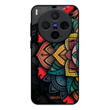 Retro Gorgeous Flower Vivo X300 5G Glass Back Cover Online