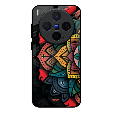 Retro Gorgeous Flower Vivo X300 5G Glass Back Cover Online