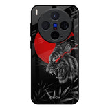 Red Moon Tiger Vivo X300 5G Glass Back Cover Online