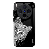 Kitten Mandala Vivo X300 5G Glass Back Cover Online