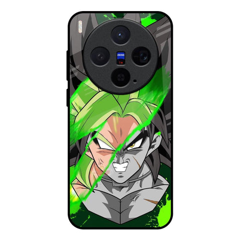 Anime Green Splash Vivo X300 5G Glass Back Cover Online
