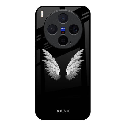 White Angel Wings Vivo X300 5G Glass Back Cover Online