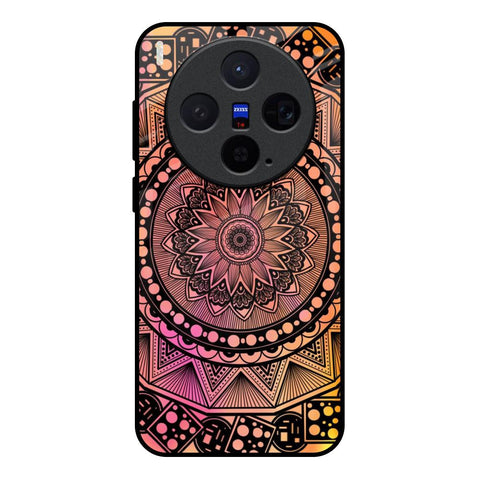 Floral Mandala Vivo X300 5G Glass Back Cover Online