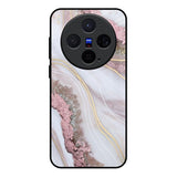 Pink & Gold Gllitter Marble Vivo X300 5G Glass Back Cover Online