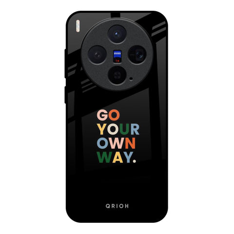 Go Your Own Way Vivo X300 5G Glass Back Cover Online
