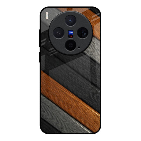 Tri Color Wood Vivo X300 5G Glass Back Cover Online