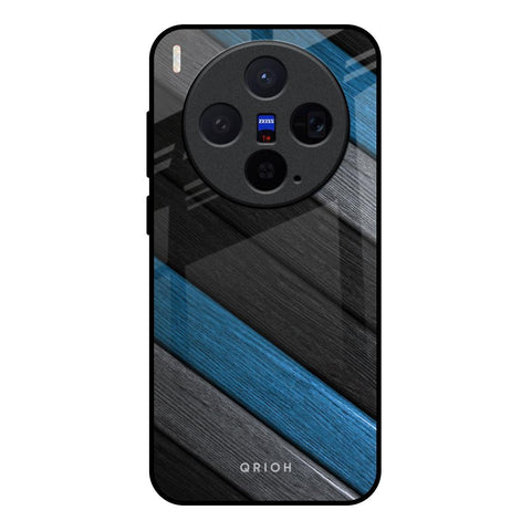 Multicolor Wooden Effect Vivo X300 5G Glass Back Cover Online