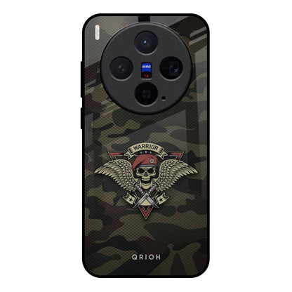 Army Warrior Vivo X300 5G Glass Back Cover Online