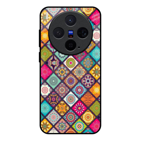 Multicolor Mandala Vivo X300 5G Glass Back Cover Online
