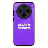 Make it Happen Vivo X300 5G Glass Back Cover Online