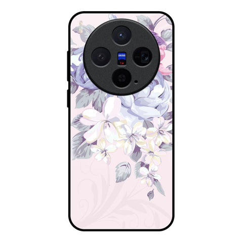 Elegant Floral Vivo X300 5G Glass Back Cover Online