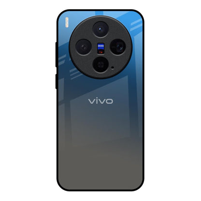 Blue Grey Ombre Vivo X300 5G Glass Back Cover Online