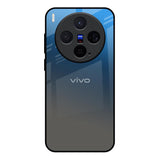Blue Grey Ombre Vivo X300 5G Glass Back Cover Online