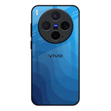Blue Wave Abstract Vivo X300 5G Glass Back Cover Online