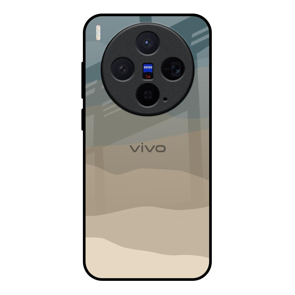 Abstract Mountain Pattern Vivo X300 5G Glass Back Cover Online