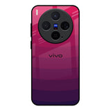 Wavy Pink Pattern Vivo X300 5G Glass Back Cover Online