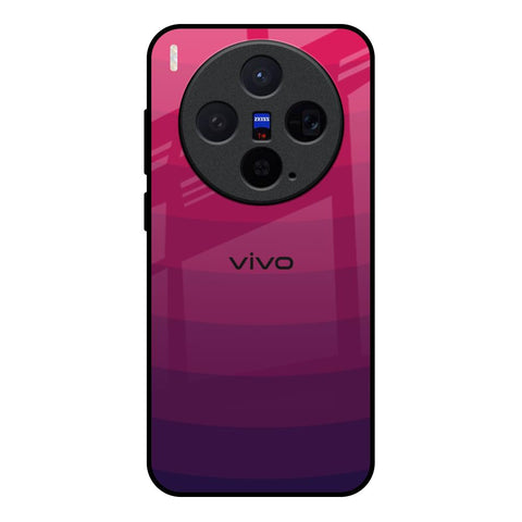 Wavy Pink Pattern Vivo X300 5G Glass Back Cover Online