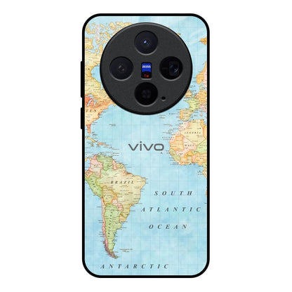 Fly Around The World Vivo X300 5G Glass Back Cover Online