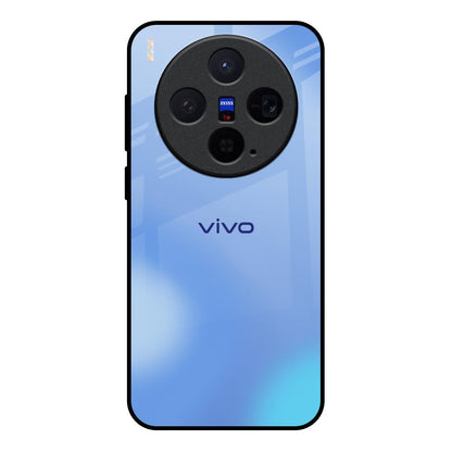 Vibrant Blue Texture Vivo X300 5G Glass Back Cover Online